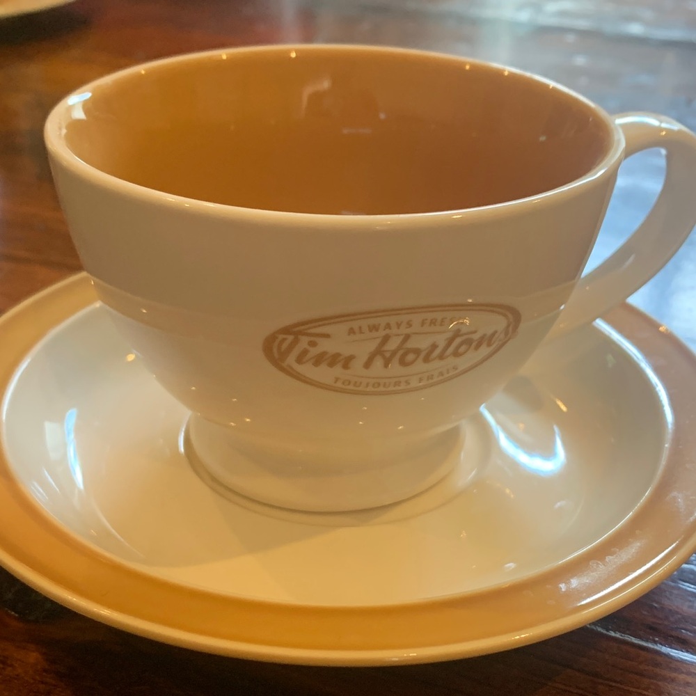 Tim Hortons Collectors Cup and Saucer Set